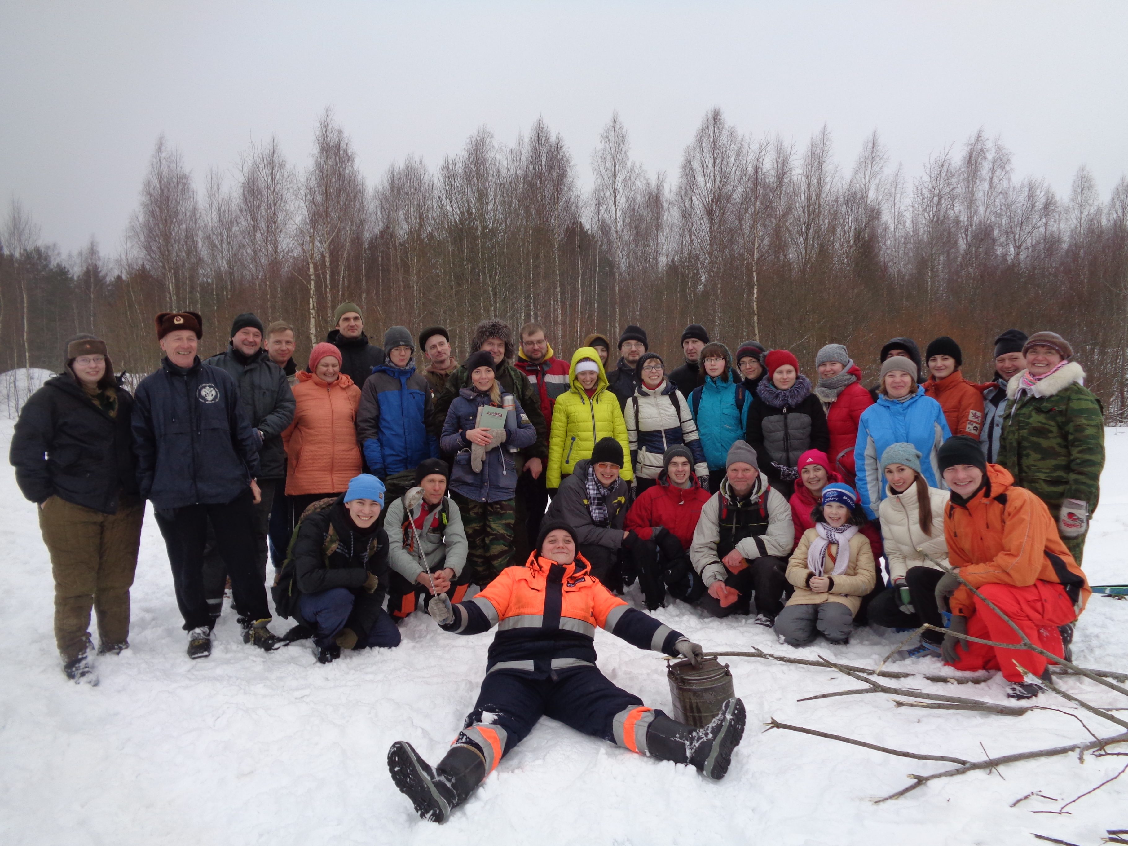 32 лыжный поход. 23 февраля 2019 г.